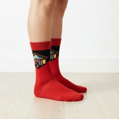 Ανδρικές κάλτσες μέχρι τη μέση της γάμπας casino