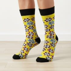 Ανδρικές κάλτσες μέχρι τη μέση της γάμπας craps