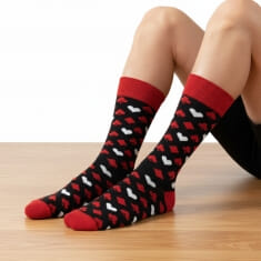 Ανδρικές κάλτσες μέχρι τη μέση της γάμπας hearts