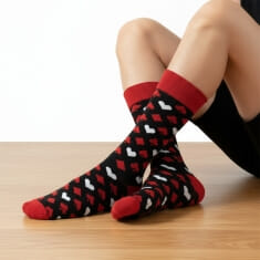 Ανδρικές κάλτσες μέχρι τη μέση της γάμπας hearts