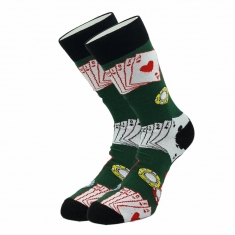 Ανδρικές κάλτσες μέχρι τη μέση της γάμπας poker