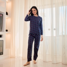 Fleece γυναικεία πυτζάμα 8296
