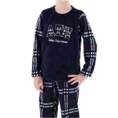Fleece παιδική πυτζάμα BOY ath 5054