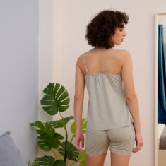 Καλοκαιρινή Βαμβακερή Γυναικεία Πυτζάμα 7958