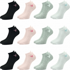 Παιδικές κάλτσες βαμβακερές 12PACK ημίκαλτσο GIRL N502