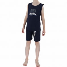 ΠΑΙΔΙΚΗ ΚΑΛΟΚΑΙΡΙΝΗ ΠΥΤΖΑΜΑ ΒΑΜΒΑΚΕΡΗ BOY HOLIDAY 5052