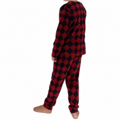 ΠΑΙΔΙΚΗ ΠΥΤΖΑΜΑ BOY καρό FLEECE 7457