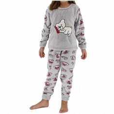 ΠΑΙΔΙΚΗ ΠΥΤΖΑΜΑ GIRL ''DOG'' FLEECE 6060