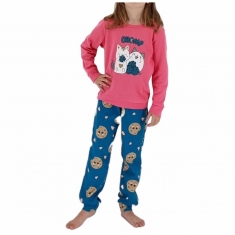 ΠΑΙΔΙΚΗ ΠΥΤΖΑΜΑ βαμβακερή GIRL Chomp 20212667