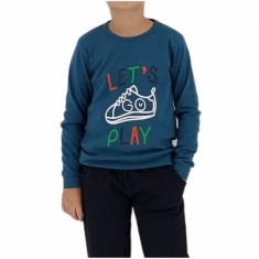 ΠΑΙΔΙΚΗ ΠΥΤΖΑΜΑ βαμβακερή ΒΟΥ ''LET'S-PLAY'' 2021510