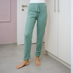 Παντελόνι Πυτζάμας Με Μαλακό Ύφασμα Ριμπ