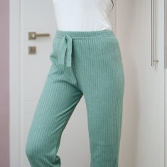 Παντελόνι Πυτζάμας Με Μαλακό Ύφασμα Ριμπ