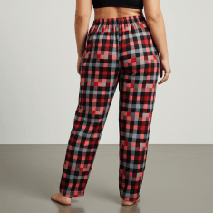 PLUS SIZE Fleece γυναικείο παντελόνι FLC25