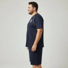 PLUS SIZE Καλοκαιρινή Πυτζάμα Ανδρική s915PLUS