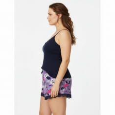 PLUS SIZE Καλοκαιρινή Βαμβακερή Γυναικεία Πυτζάμα 8631