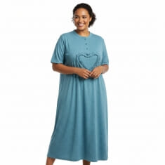 PLUS SIZE Καλοκαιρινό Γυναικείο Νυχτικό  8093