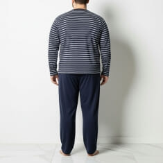 PLUS SIZE ανδρική πυτζάμα  βαμβακερή 820