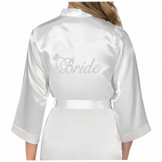ΣΑΤΕΝ Ρόμπα Νυφική ''BRIDE'' 7600