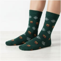 Χριστουγεννιάτικες ανδρικές κάλτσες μέχρι τη μέση της γάμπας  2885-3